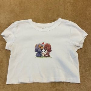 Brandy Meville Ashlyn Puppy Love Crop Top